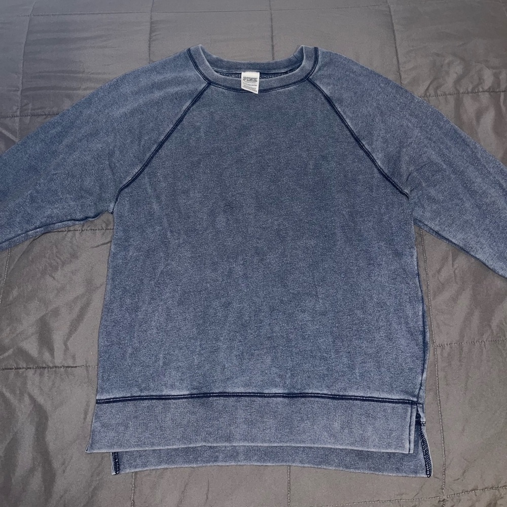 Victoria’s Secret/PINK Blue/Purple OVERSIZED Pull Over Sweater